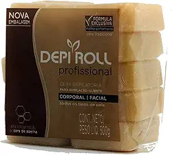 Depiroll Cera Quente Bloco 500Gr Tradicional