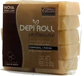 Depiroll Cera Quente Bloco 500Gr Tradicional