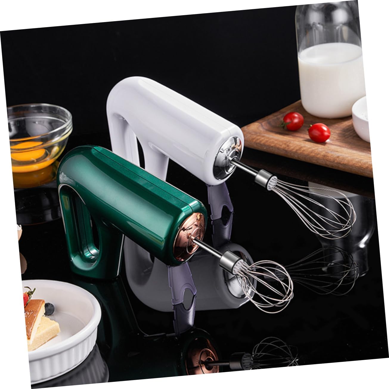 Mikinona 1pc Handheld Electric Egg Mixer High-power Multi-function Cream Whisk for Baking Portable Kitchen Tool for Home Restaurants and Bakeries
