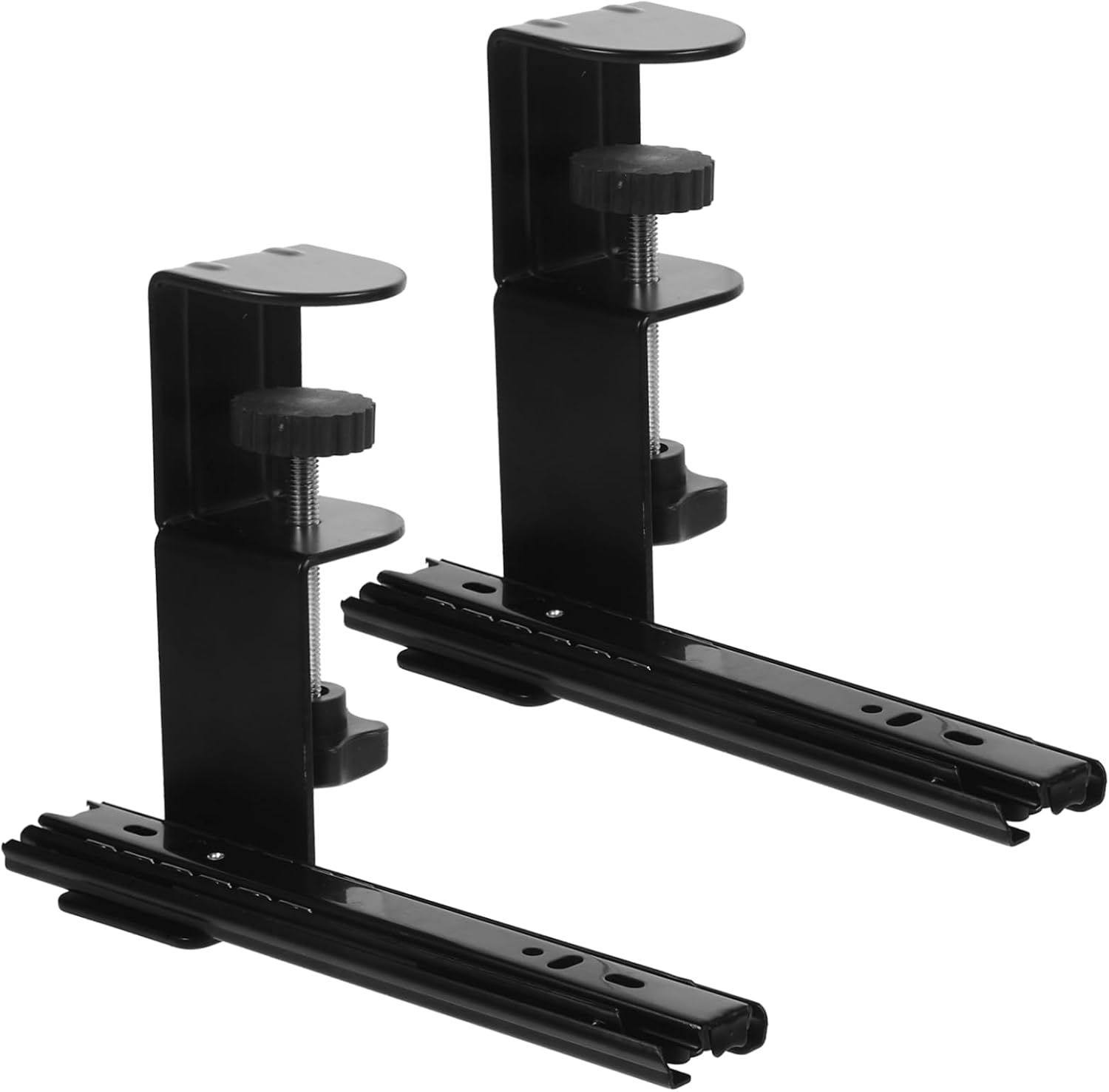 TEHAUX 2 Sets Desktop Extension Board Bracket Arm Support Bracket Desk