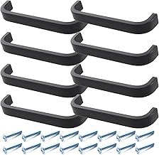 Pstyle. PST-043 Handle Pull Door Knob Drawer Hardware with Screws (Black, 96mm-8 Pack)