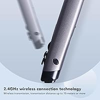 Vista 7 de Serounder - Mouse óptico Bluetooth de 2.4 G, 1200 DPI, 4 botones, ergonómico mini para laptops/pads