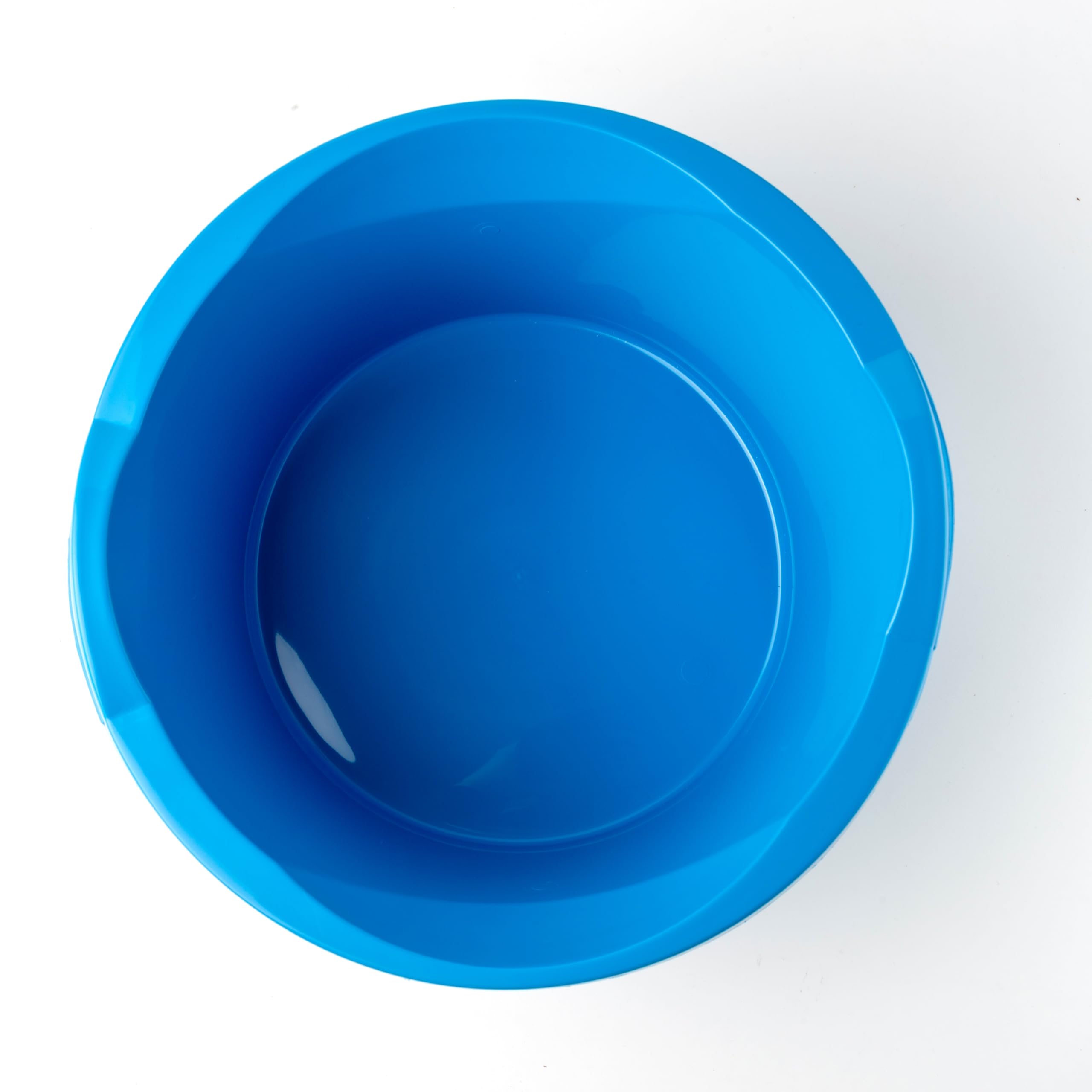 IPEA Bacinella Tonda in Plastica Multiuso 7L - SUPER SOLIDA - Made in Italy - 36x36 x16cm - Vaschetta per Lavare Casa, Vestiti, Bucato, Piatti - Bacinella Rotonda Plastica Dura - Uso Interno Esterno