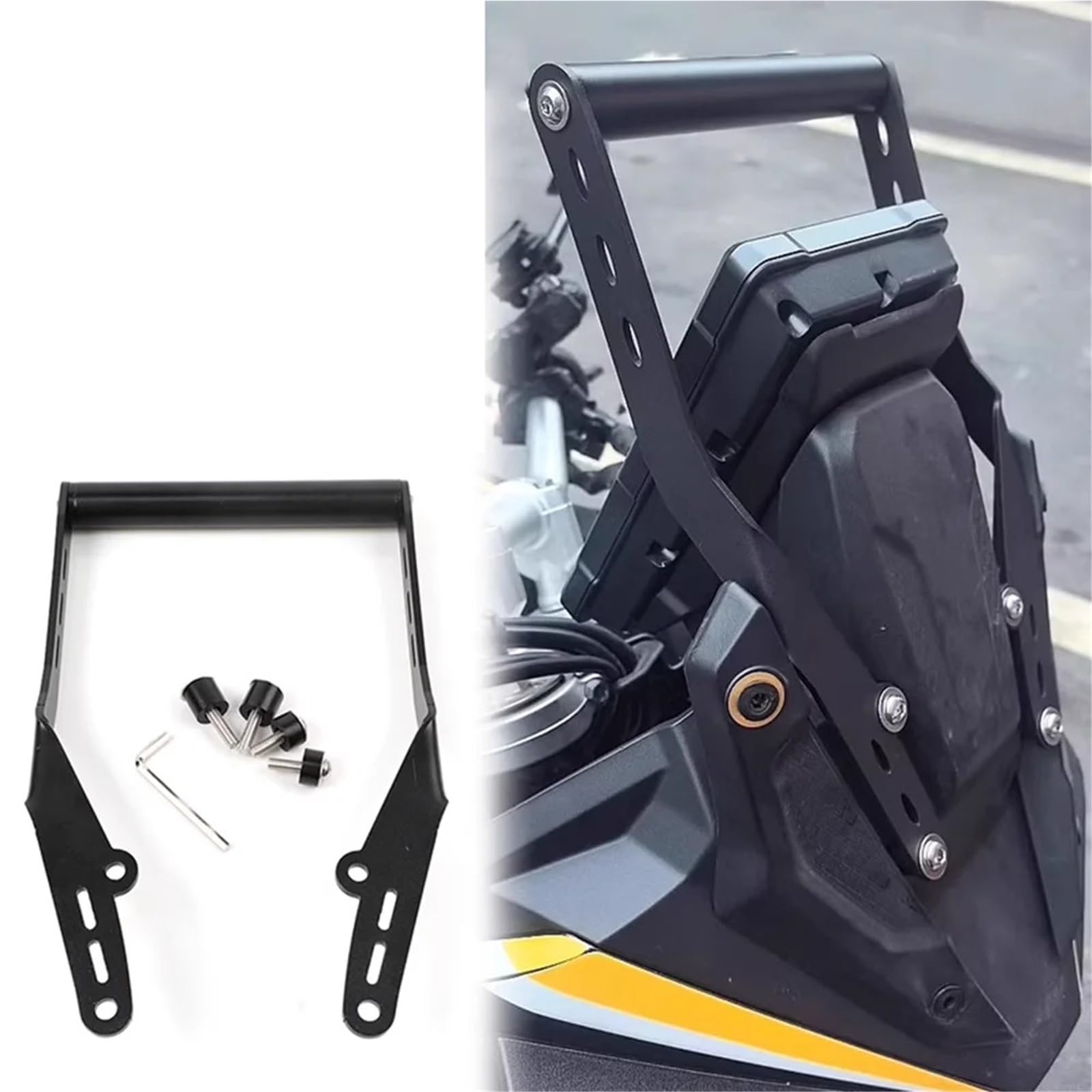 Motocicleta GPS Soporte De Navegación Compatible con KOVE 800X Compatible con COLOVE 800 ADV Rally Pro Soporte para teléfono móvil de motocicleta Soporte de navegación GPS Soporte de teléfono móvil
