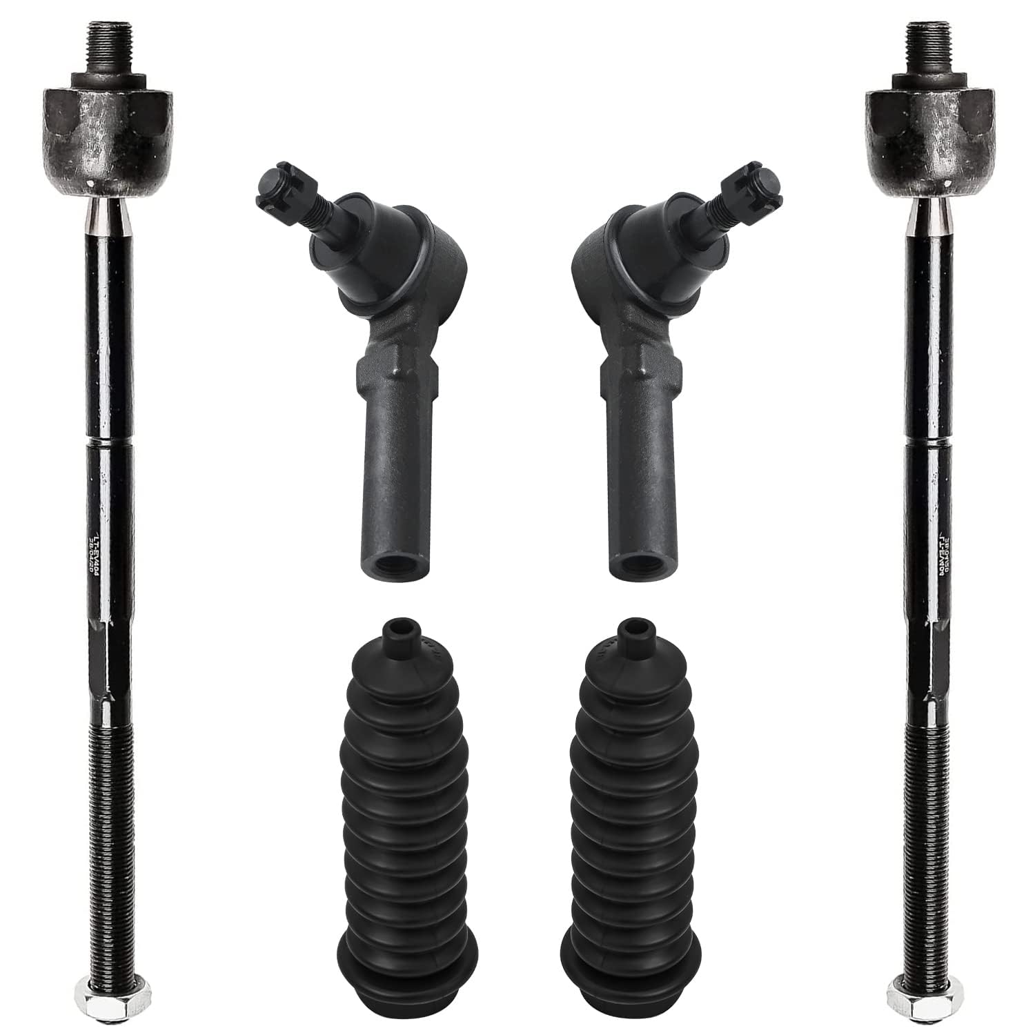 Amazon.com: Detroit Axle - Front 6pc Tie Rods Kit for Dodge Neon