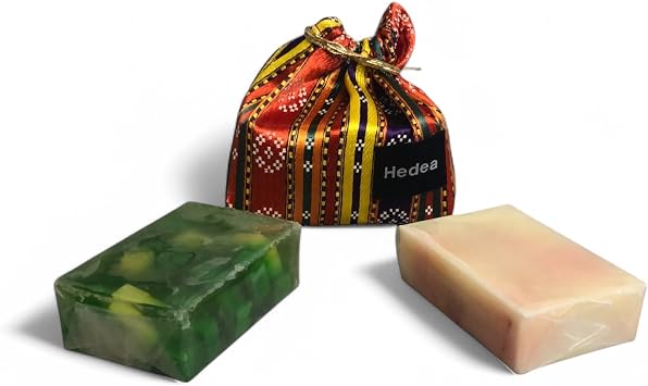 Ottoman Sultan Double Soap Set - Apple and Spring - With Sultans Pouch