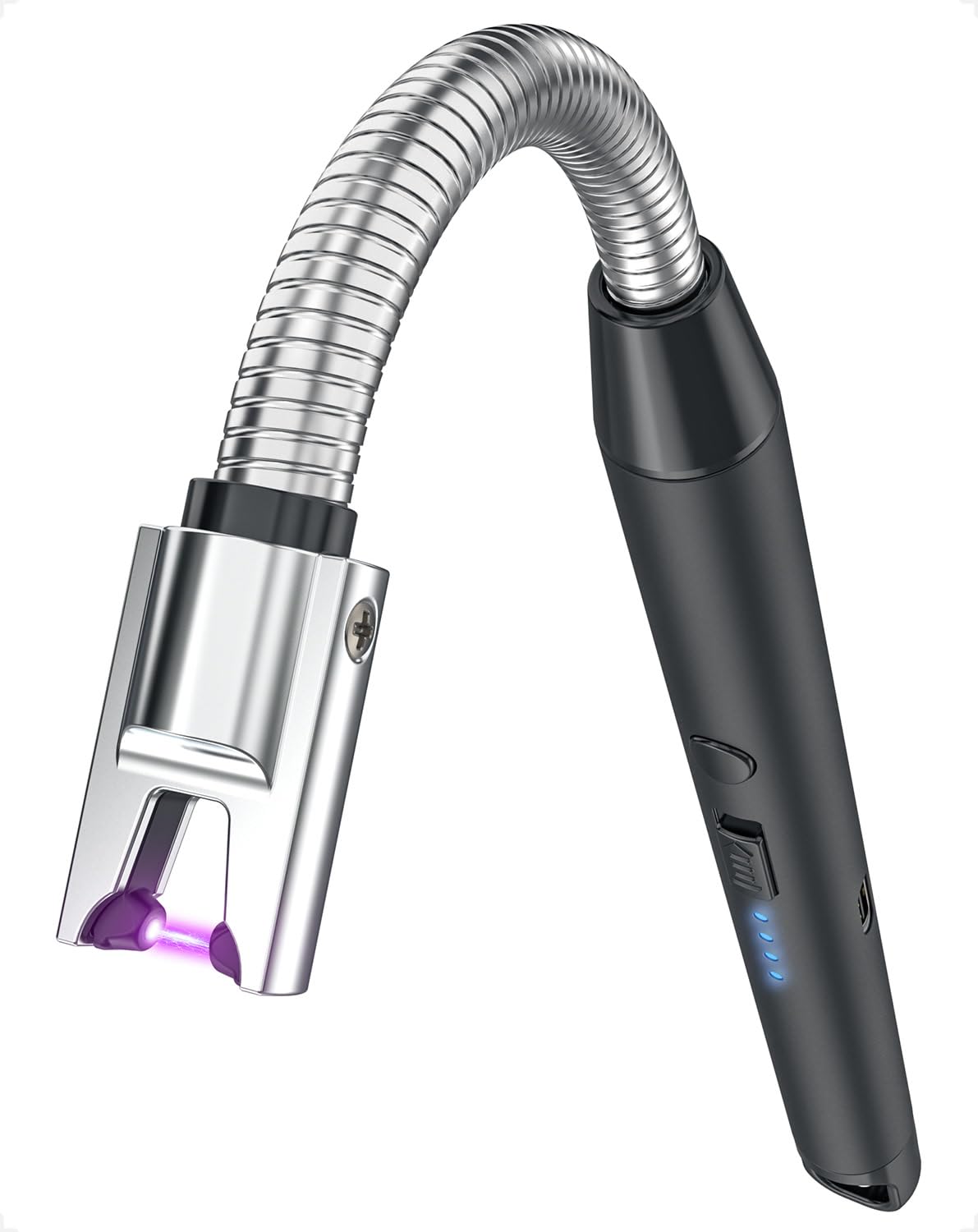Vvay Black Electric Candle Lighter Rechargeable Usb-C, Flexible Long Reach Lighter, Windproof & Flameless