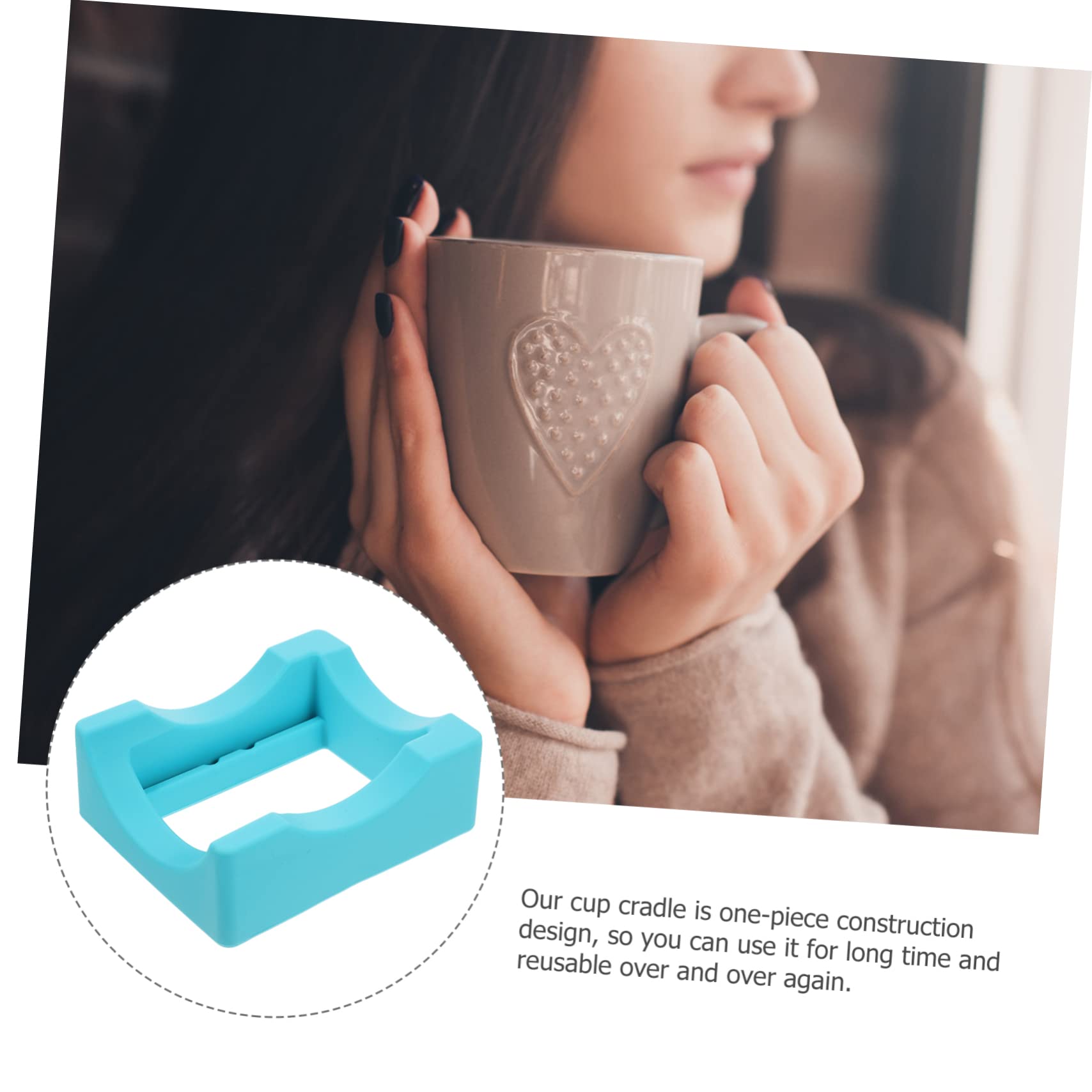 BESPORTBLE Silicone Cup Cradle Small Tumbler Cradle Glass Cup and Mugs Holder Professional Cup Holder DIY Supply