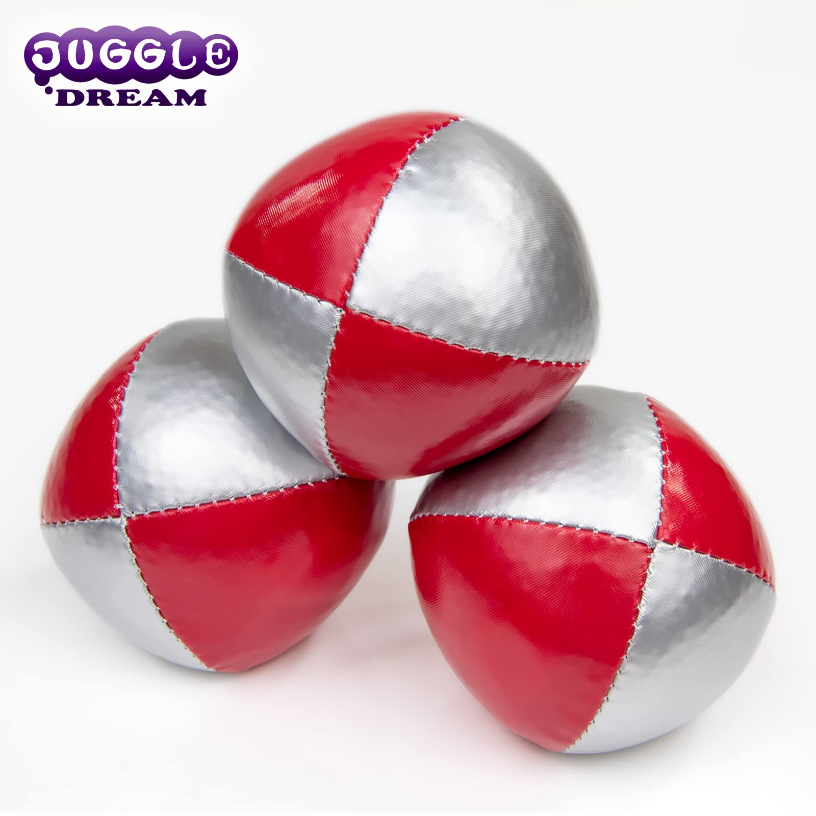Juggle Dream Juego de 3 Bolas de Malabares Profesionales con vídeo de Aprendizaje en línea Gratuito, Principiantes y Expertos