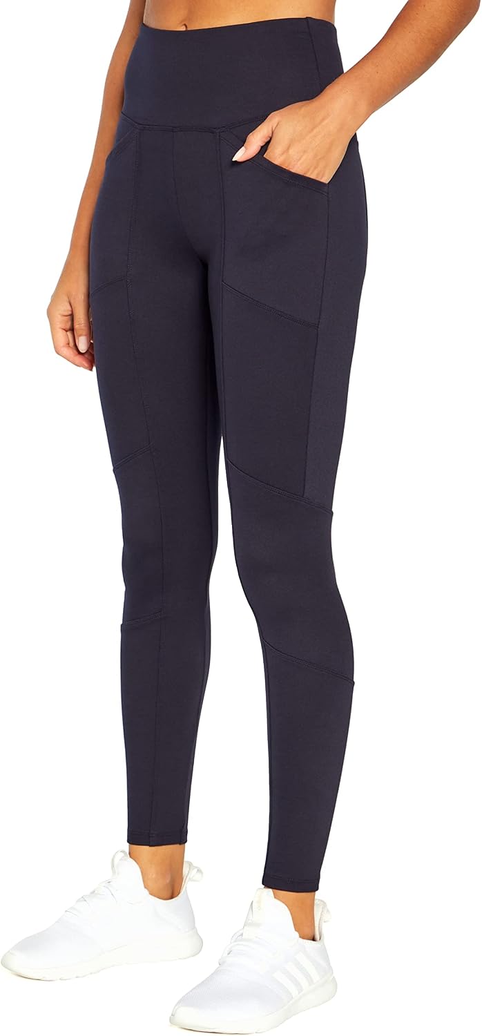 Marika Womens Date Night Ponte High Rise Pocket Legging