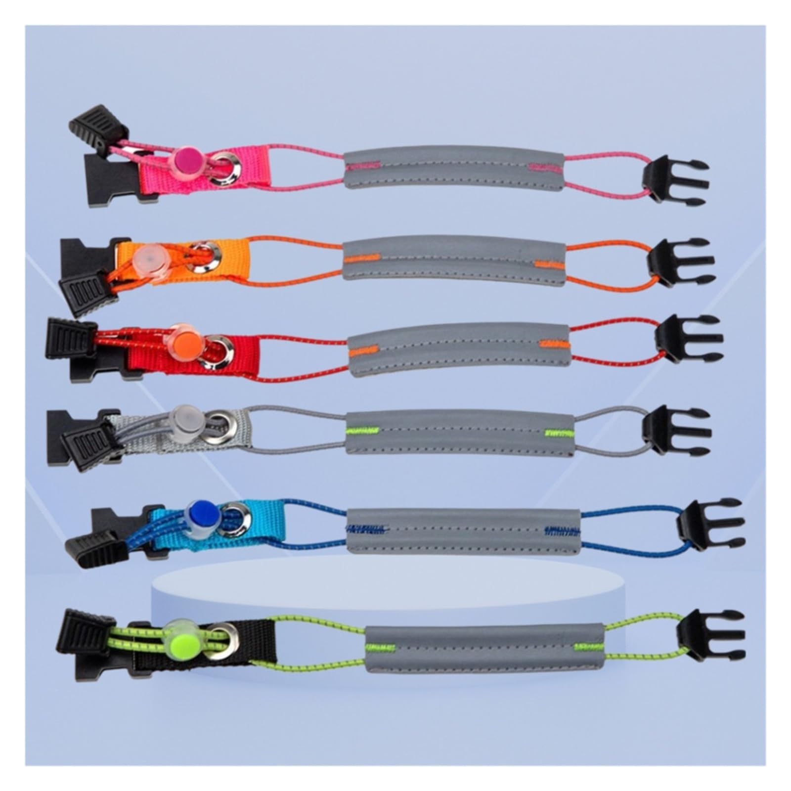 Odblaskowe spodnie rowerowe pasek High Visibility Adjustable Elastic Trouser Leg Band for Cycling Safety