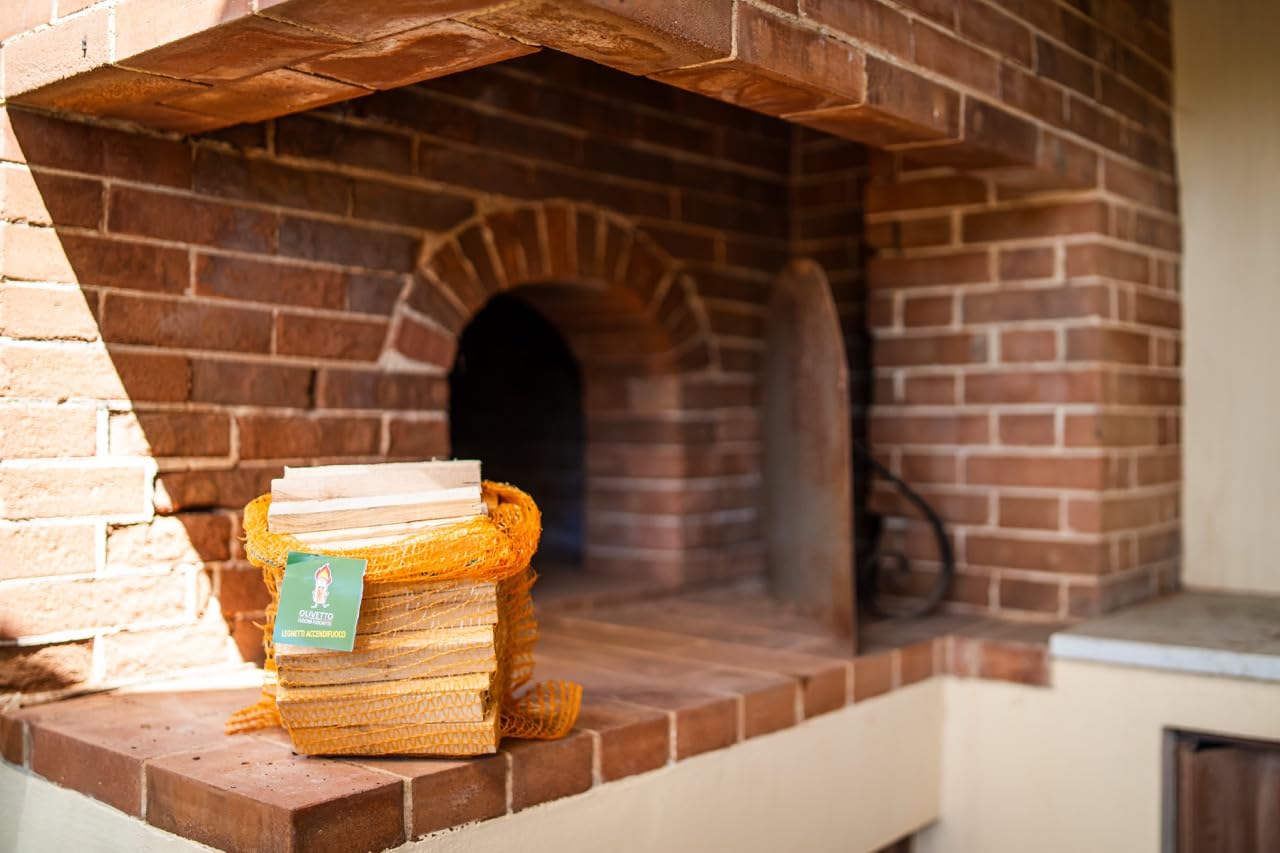 FEMIRO - Legnetti Accendifuoco Misti Faggio/Abete in Sacchetto Raschel 3,5 kg - Economici, Pratici e Ideali per Camino, Stufa, Forno e Barbecue. Confezioni da 3,5 a 420 kg. (84 Kg)