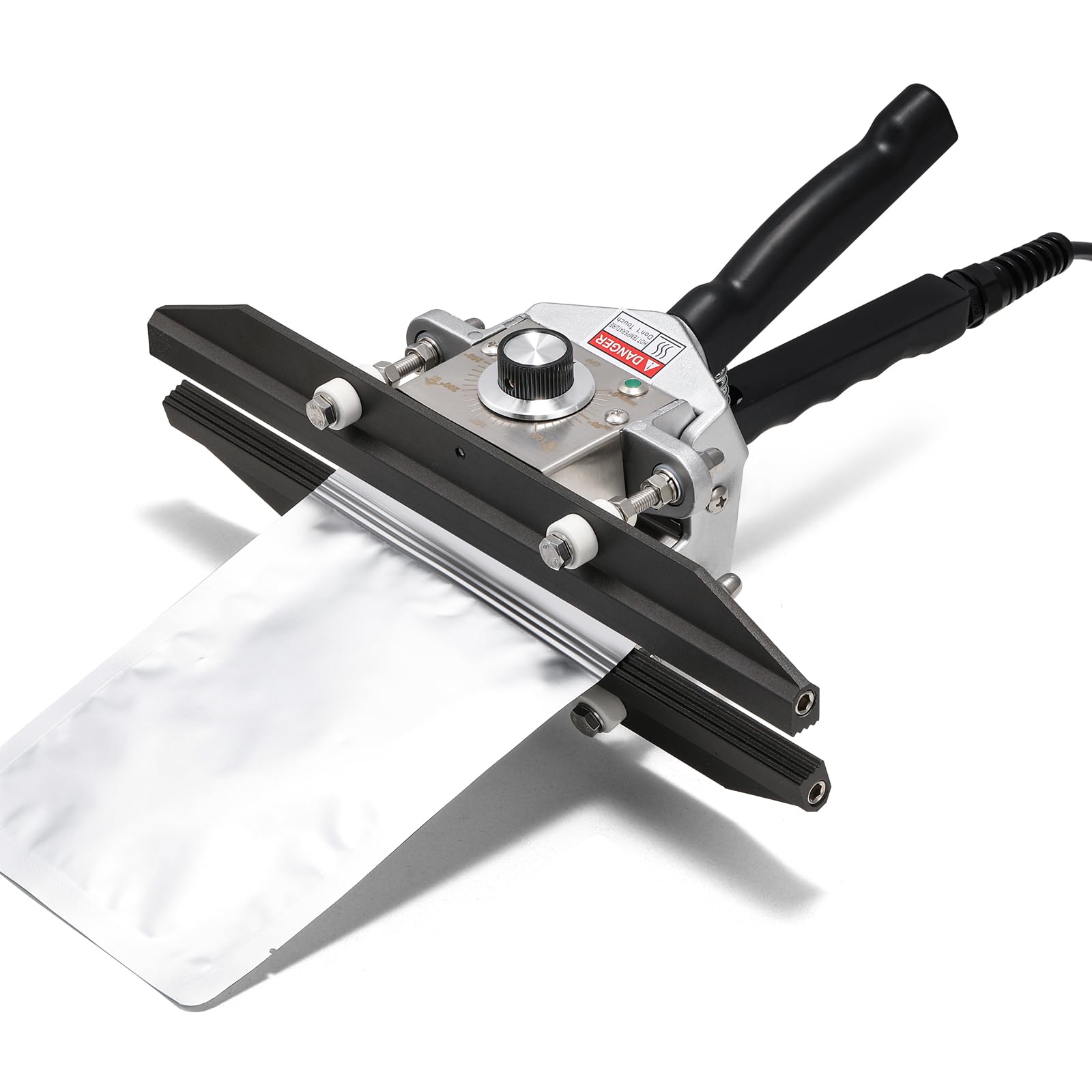 Hanchen Machine à sceller à chaud portable de 300 mm - 0 ~ 250 °C - Pour emballage alimentaire - Scelleuse pour sacs en aluminium - Sacs en papier kraft