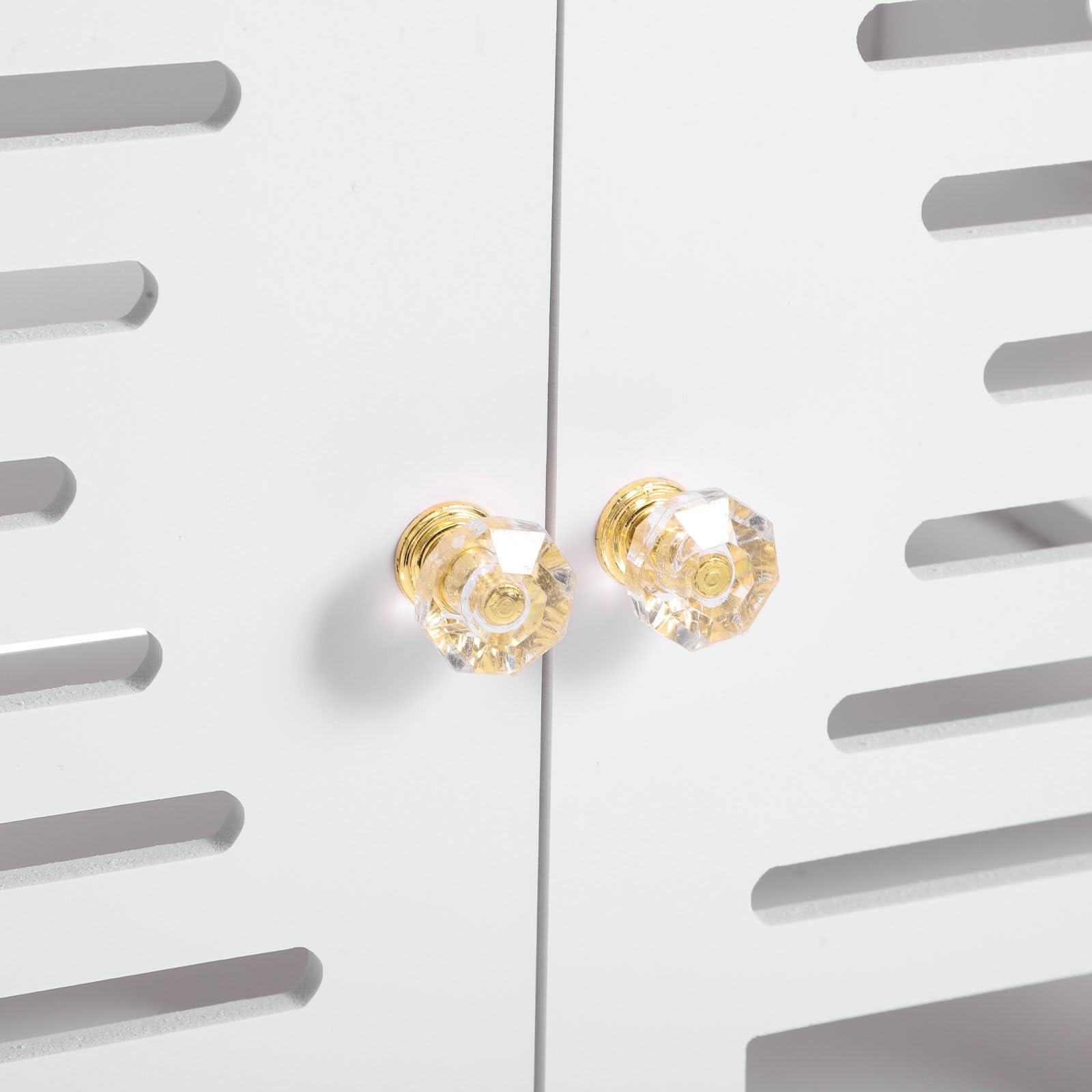 Scatola di Immagazzinaggio in Pvc Bianco per Router a 4 Strati Doppia Porta Organizzatore Cavi Pratico e Compatto per Casa e Ufficio