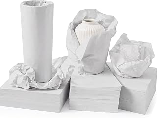 1000 Sheets Newsprint Packing Paper Sheets for Moving Blank Unprinted Newspaper Paper for Wrapping Shipping Craft Fill the Moving Boxes and Protect Fragile Items (17x12",12x12",12x7.8")