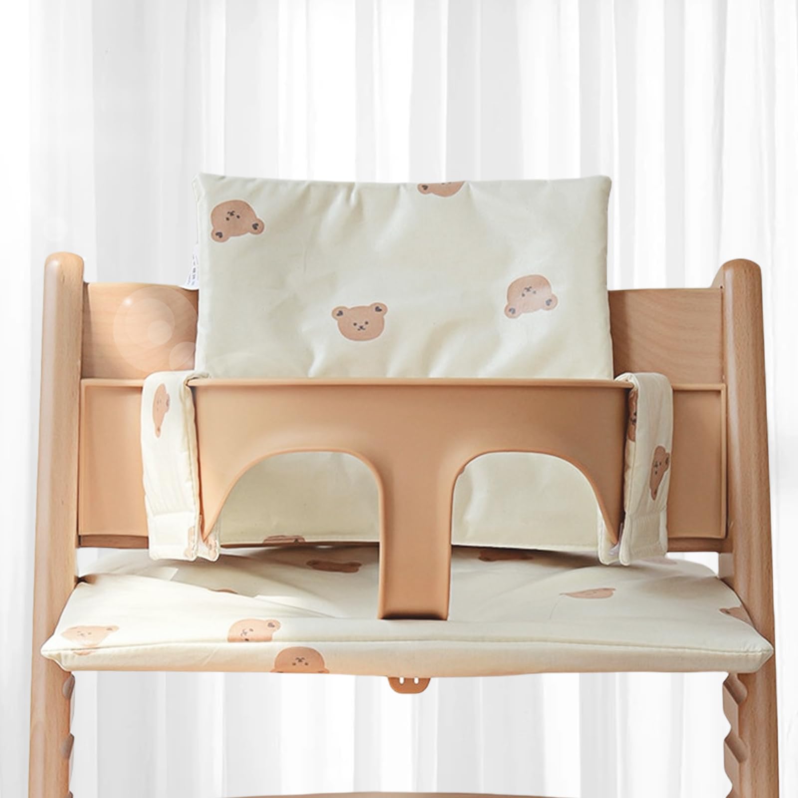 Set di cuscini antiscivolo per seggiolone con rivestimento laminato, facile da montare, per seggiolone Stokke Tripp Trapp