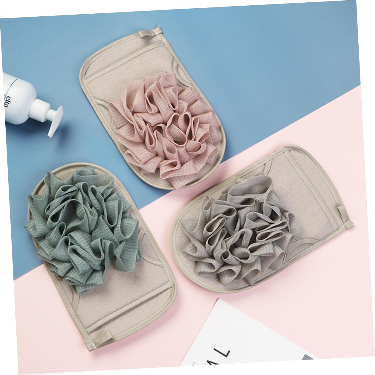 WOONEKY 9stücke Teiliges Wiederverwendbare Peeling-handschuhe Für Körperpflege Exfolierende Duschhandschuhe Sanften Hautreinigung Und Entfernung Abgestorbener Hautzellen Für