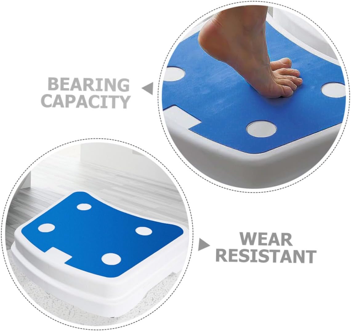 Non Slip Toilet Foot Step Stool for Adults, Bathroom Aid