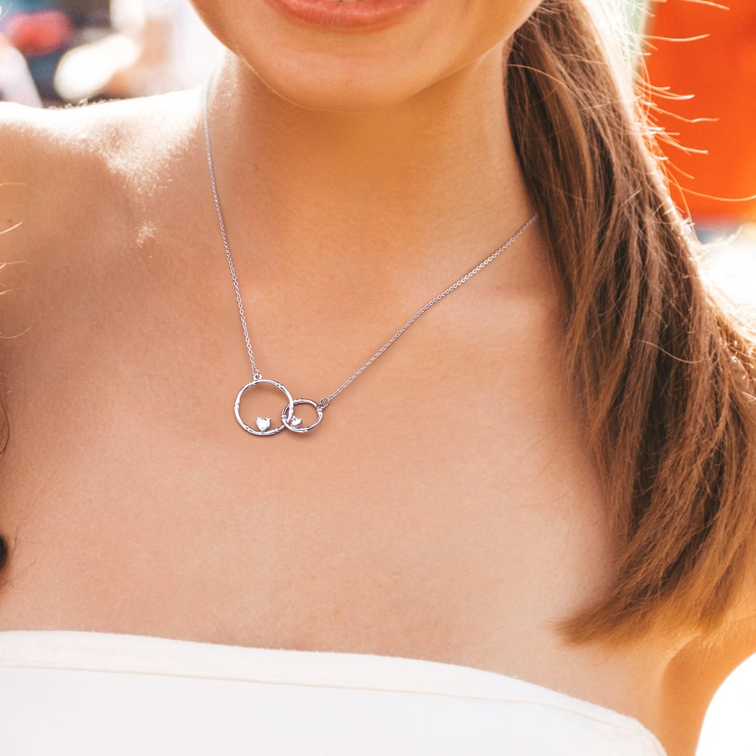 Sterling Silver Necklace Gifts for New Mom & First Time Mother - Pregnancy & Mama to be Necklace