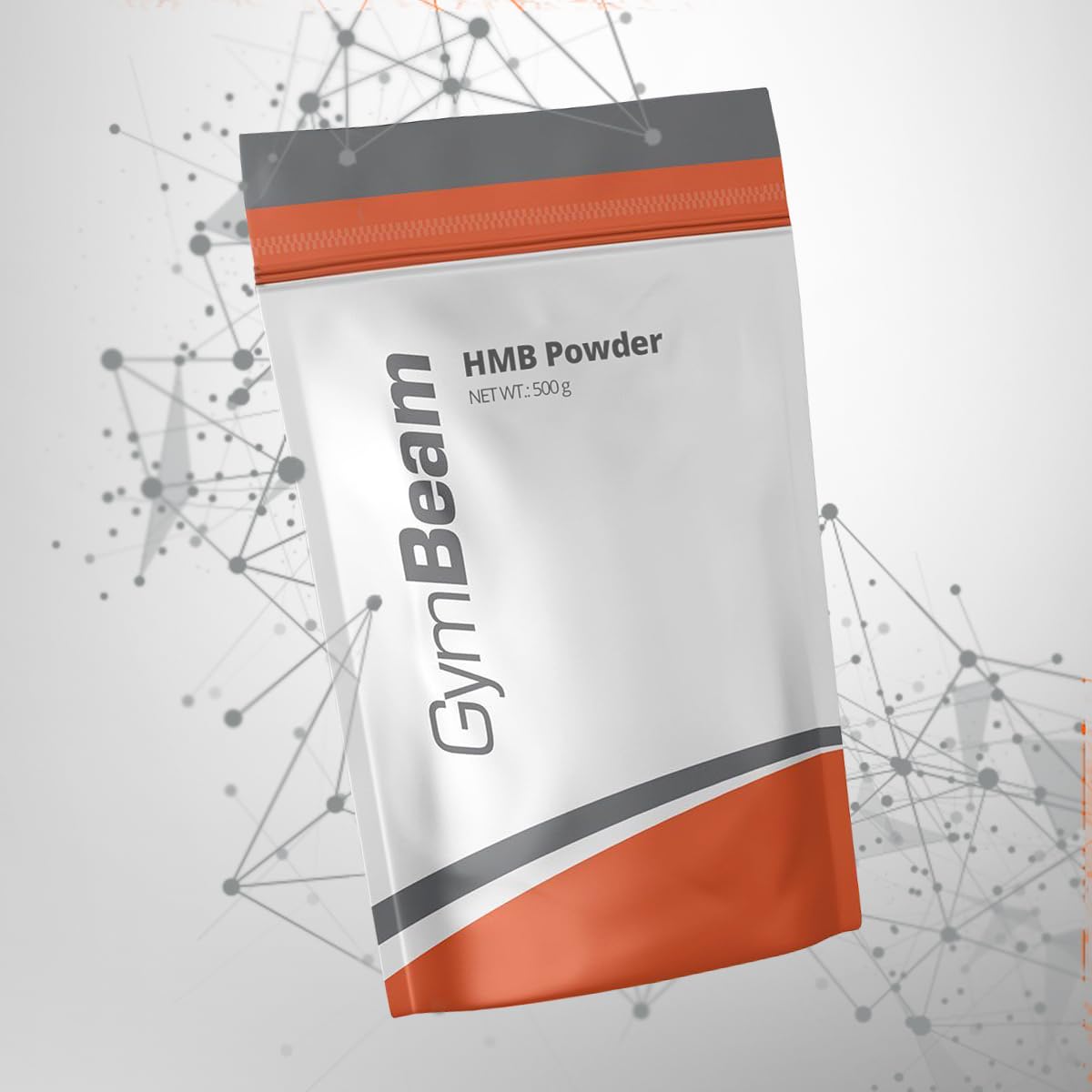 GymBeam HMB Pulver - Hochwertiges Hydroxybetamethylbutyrat, Aminosäuren-Supplement, essentieller Leucin Metabolit mit anabolem Potenzial, unterstützt mTOR-Signalweg-Aktivierung, 300g