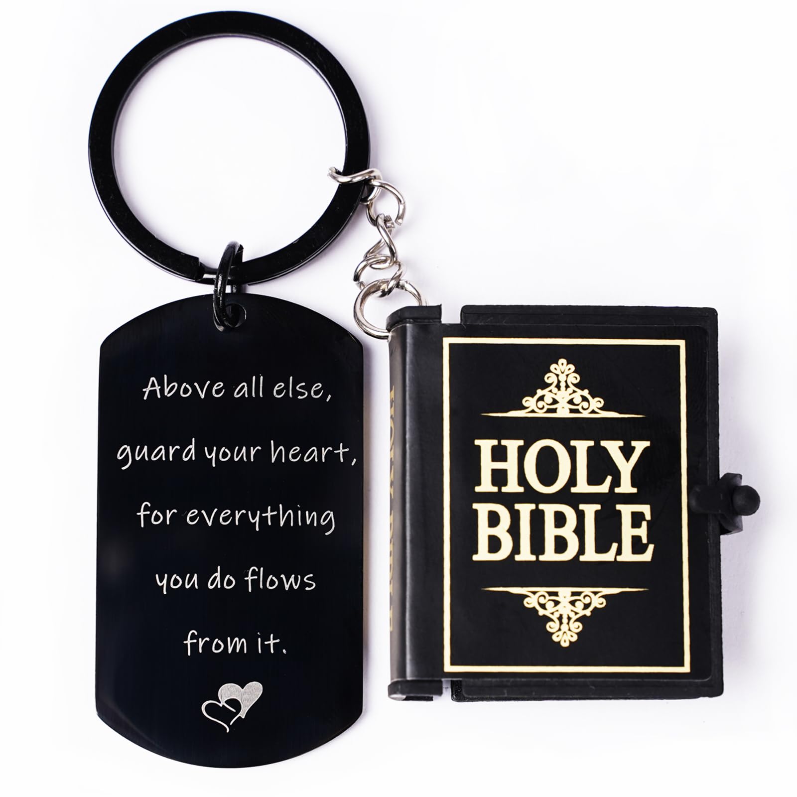 Eulogist Souvenir Keychain Mini Holy Writ Bible Verse Christian