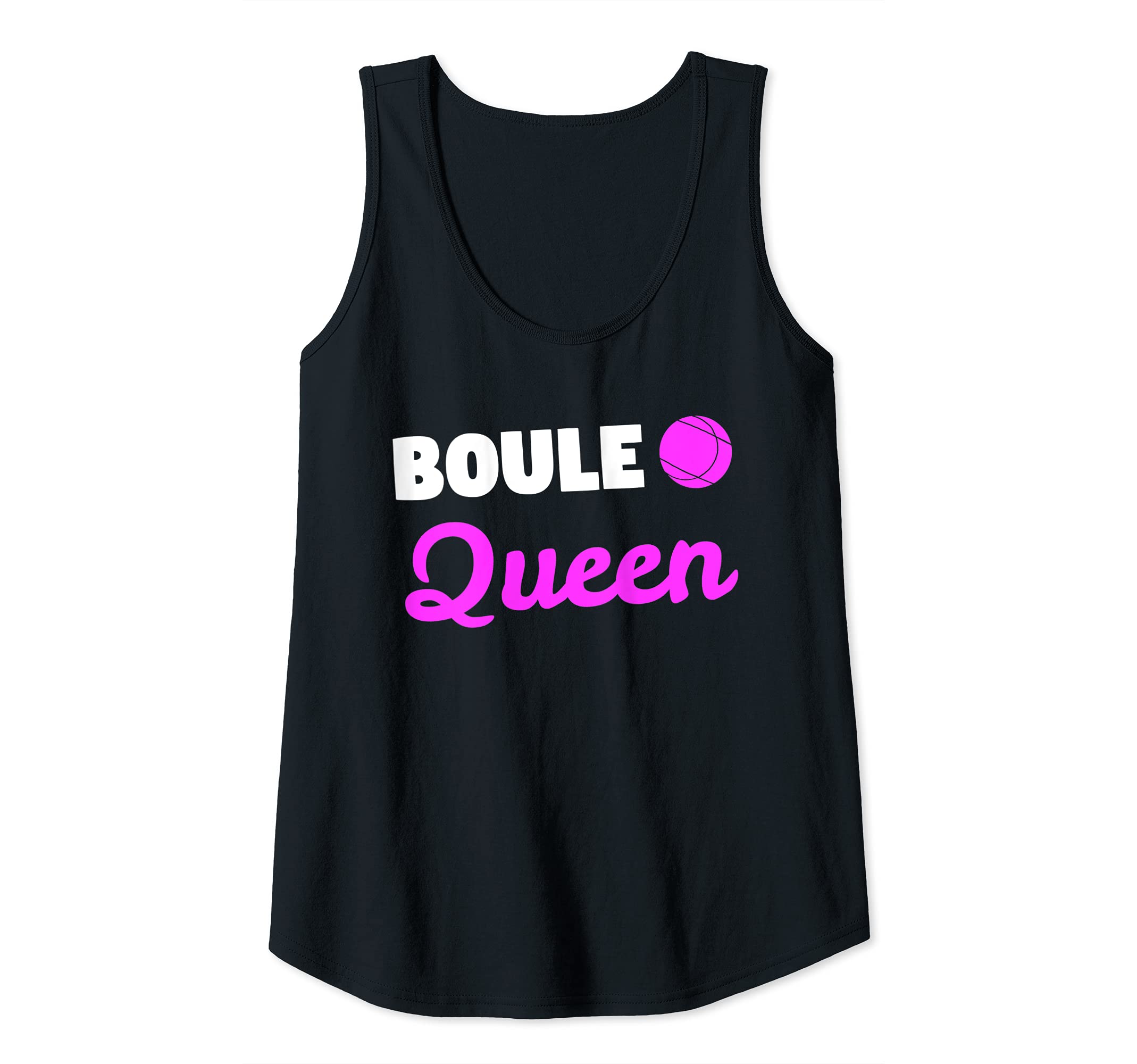 Womens Boule Queen Boules Tank Top, Black