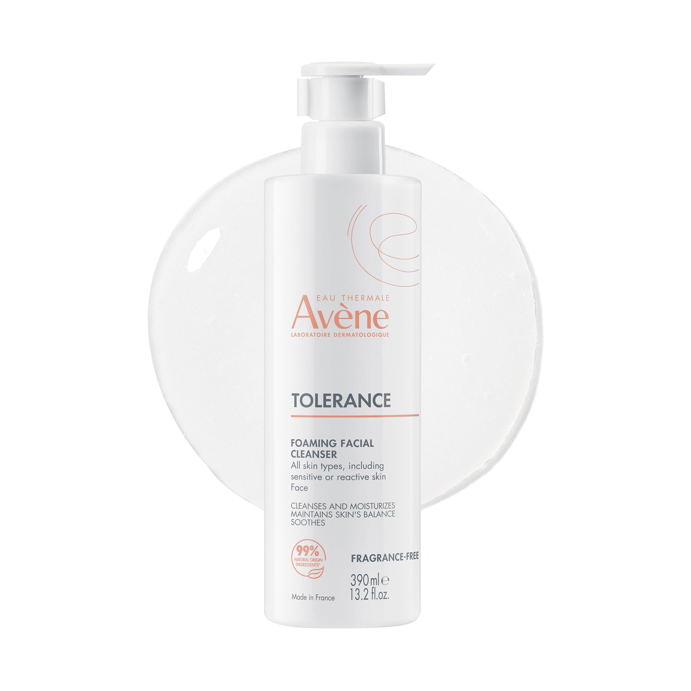 Avène Tolerance Foaming Facial Cleanser