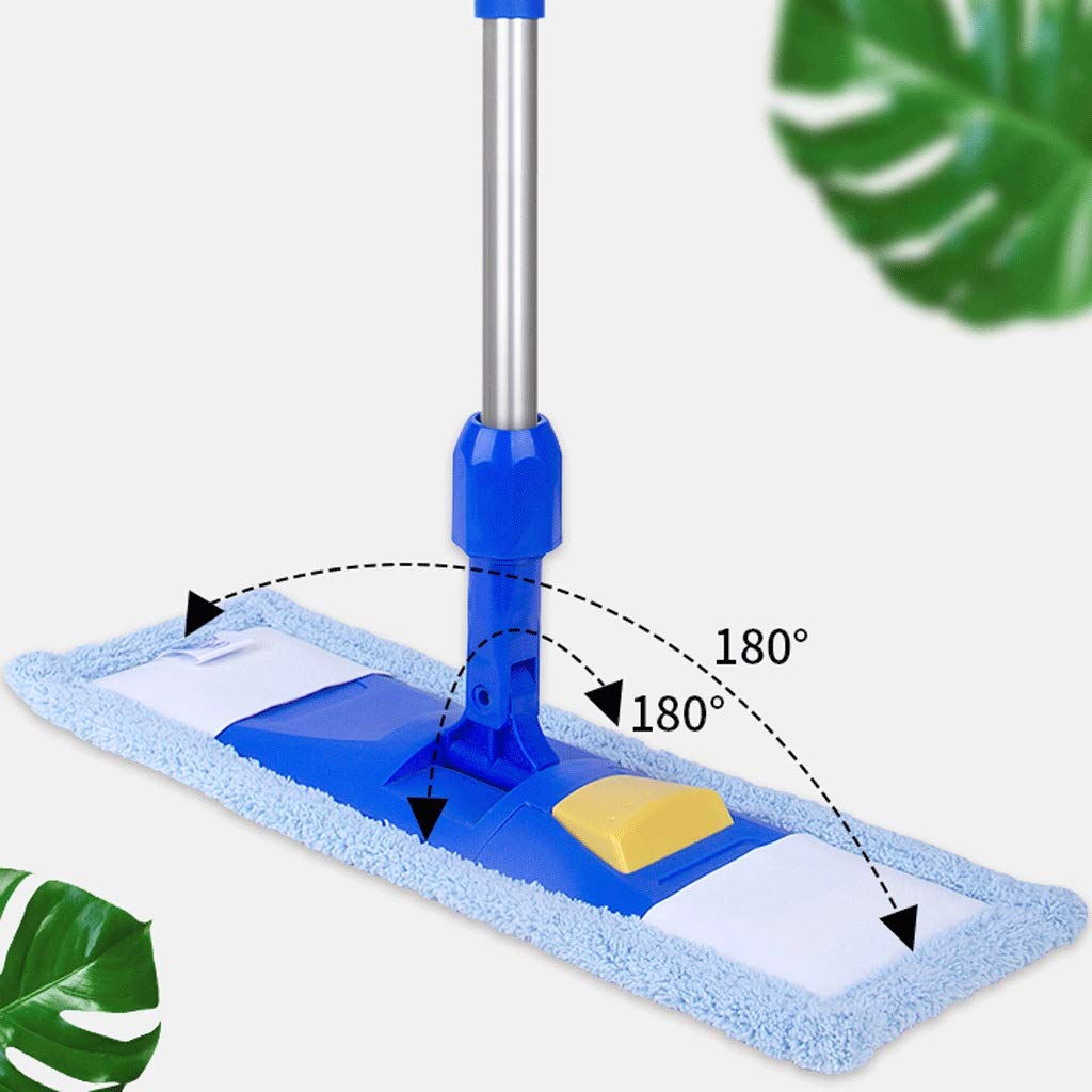Limpieza del Piso Trapeador Plano de Microfibra Limpio, Manos Libres, telescópico Inoxidable L 180 Grados, para el hogar, Cocina, Oficina y Todas Las Superficies del Piso Learned extensively
