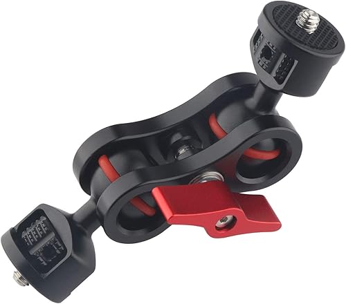 Miniatura 8 de Brazo mágico articulado para cámara de campo, soporte de brazo de fricción con cabezales esféricos de 14-20 para monitores de 57 pulgadas, visores,