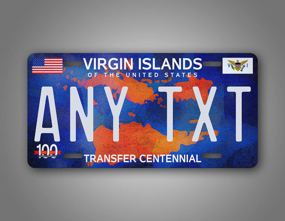 Amazon.com: Personalized Novelty U.S. Virgin Islands License Plate