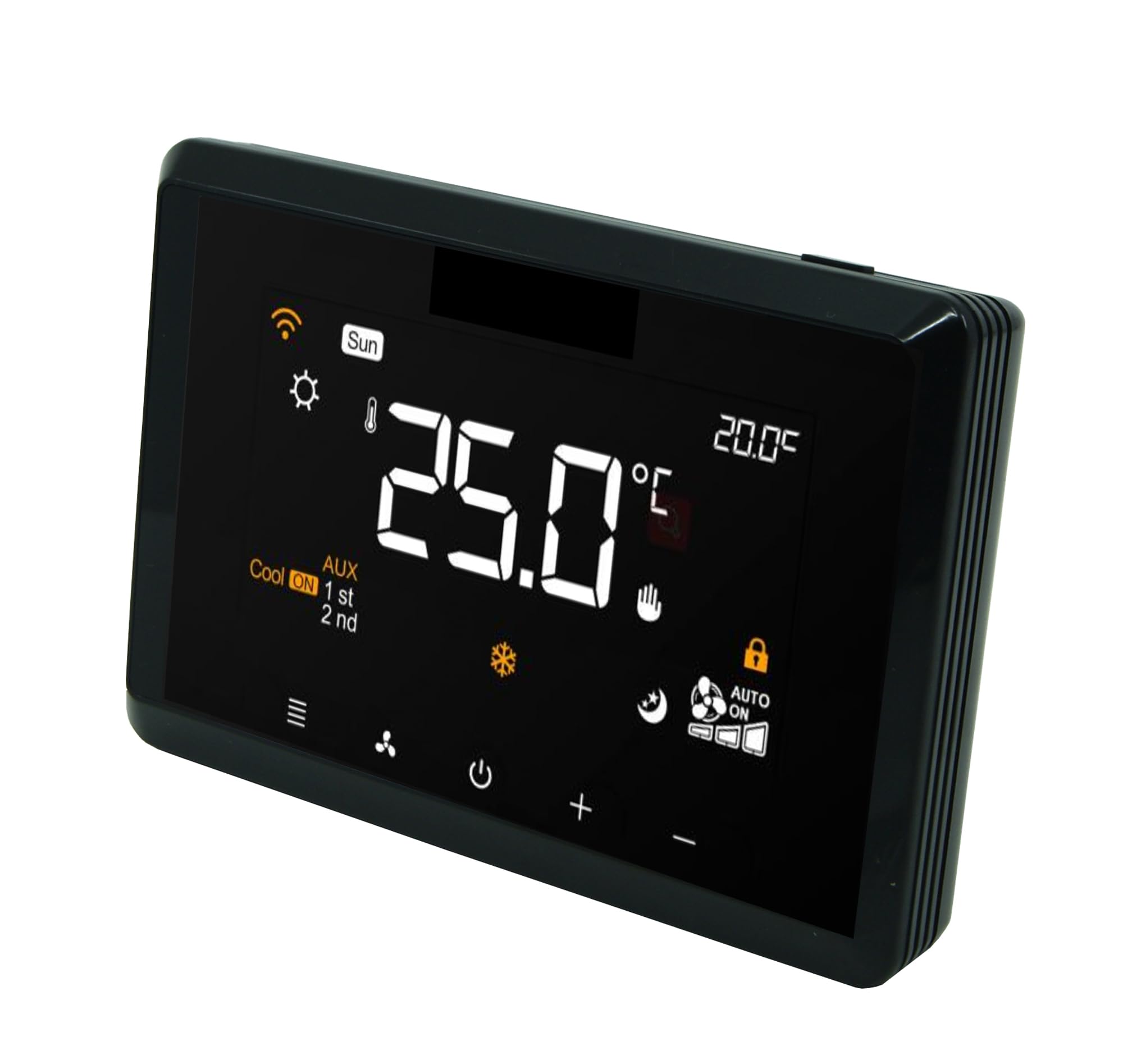 KOBAN KTFD-29 Termostato Digital Multifunción para Calefacción y Aire Acondicionado Controlador de la Temperatura de Pared con Selector de Calor y Frío Programable 7 Días a la Semana
