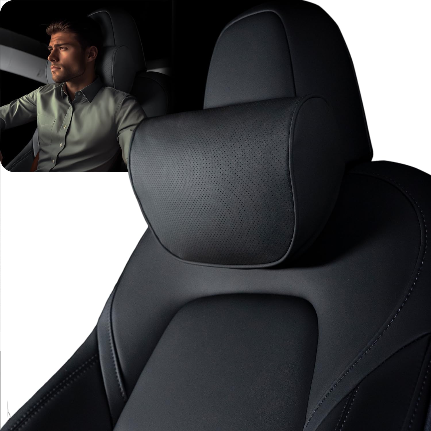Amazon.com: HOPON 2025 Upgrade Headrest Pillow for Tesla Model 3