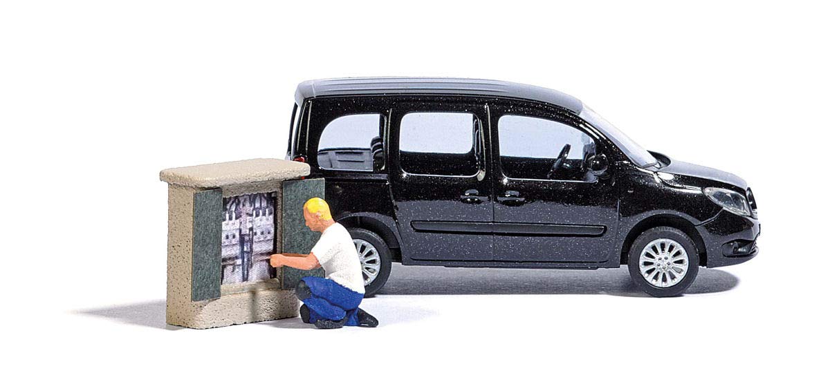 Coffret Busch 7903 DIY resoudre le manque d animation sur reseau miniature HO