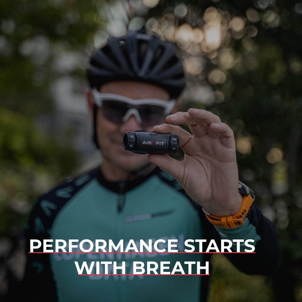 Airofit Elite Trainer Respiratorio per Sport, Fitness e Miglioramento delle Prestazioni – Allenamento Respiratorio Avanzato con Sessioni Guidate, Monitoraggio delle Prestazioni e Analisi dei Progressi