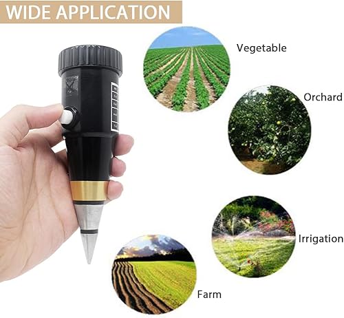 Miniatura 2 de VT-05 - Medidor de suelo VT-05, higrómetro portátil, monitor de agua para plantas de jardín, granjas, césped, plantas en maceta, interiores y