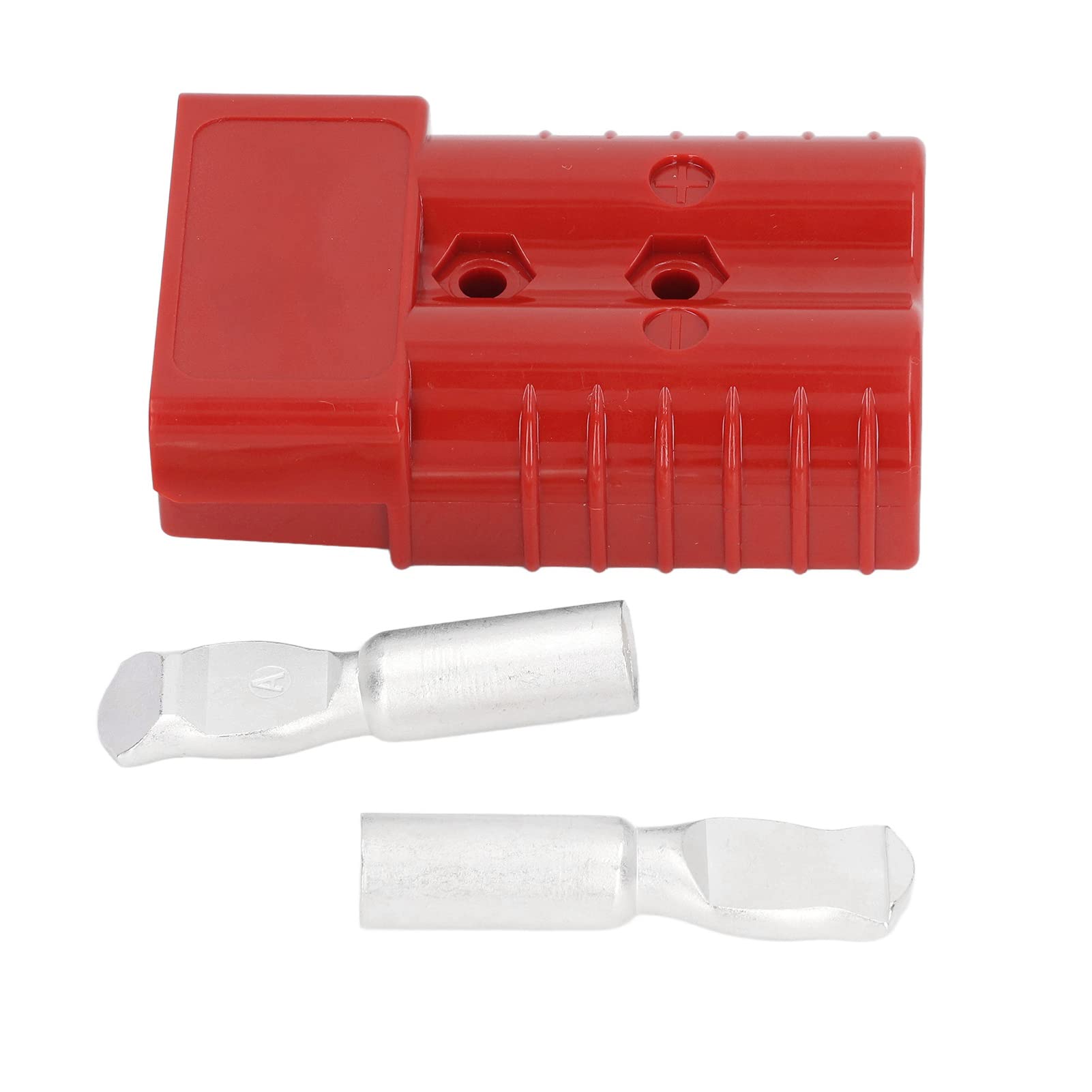 Connessione Rapida Batteria, Disconnessione Connessione Rapida Batteria, Connettore a Spina 350a 600V SH350 Kit Connettore Rapido Batteria Bipolare Ad Alta Corrente Per Carrello Elevatore(SH350 Rosso)