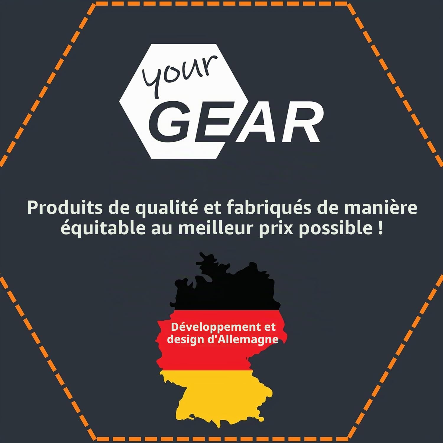 your GEAR Tringle de toit à 6000 - Tringle, barre de tension, tige de store, compatible avec la série Thule Omnistor 5 et 6