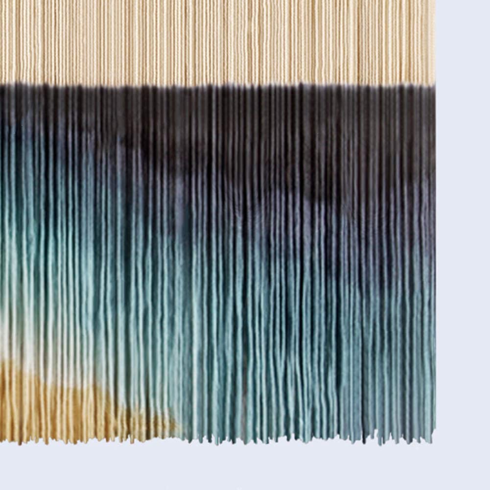 Macramé Tapiz Tejido para Colgar en la Pared Decoración de Pared Bohemia Arte Decoración del hogar Cuerda de algodón Hecha a Mano para la decoración del Dormitorio de la Sala de Estar (110 * 70 CM)