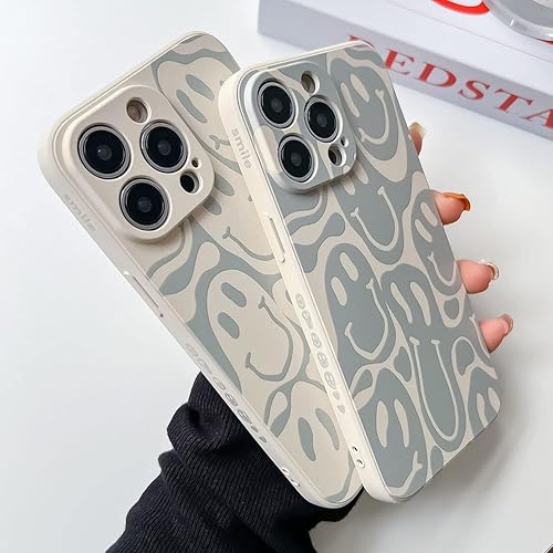 Miniatura 3 de KERZZIL Bonita funda divertida para teléfono compatible con iPhone 14 Pro Max, fundas de silicona líquida, diseño femenino de caricaturas, goma de