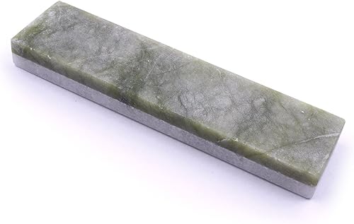 ATOPLEE Piedra de afilar de doble cara, 1 piedra de afilar cuchillos blanca y verde, grano 800010000 mini piedra de pulido piedra de afilar