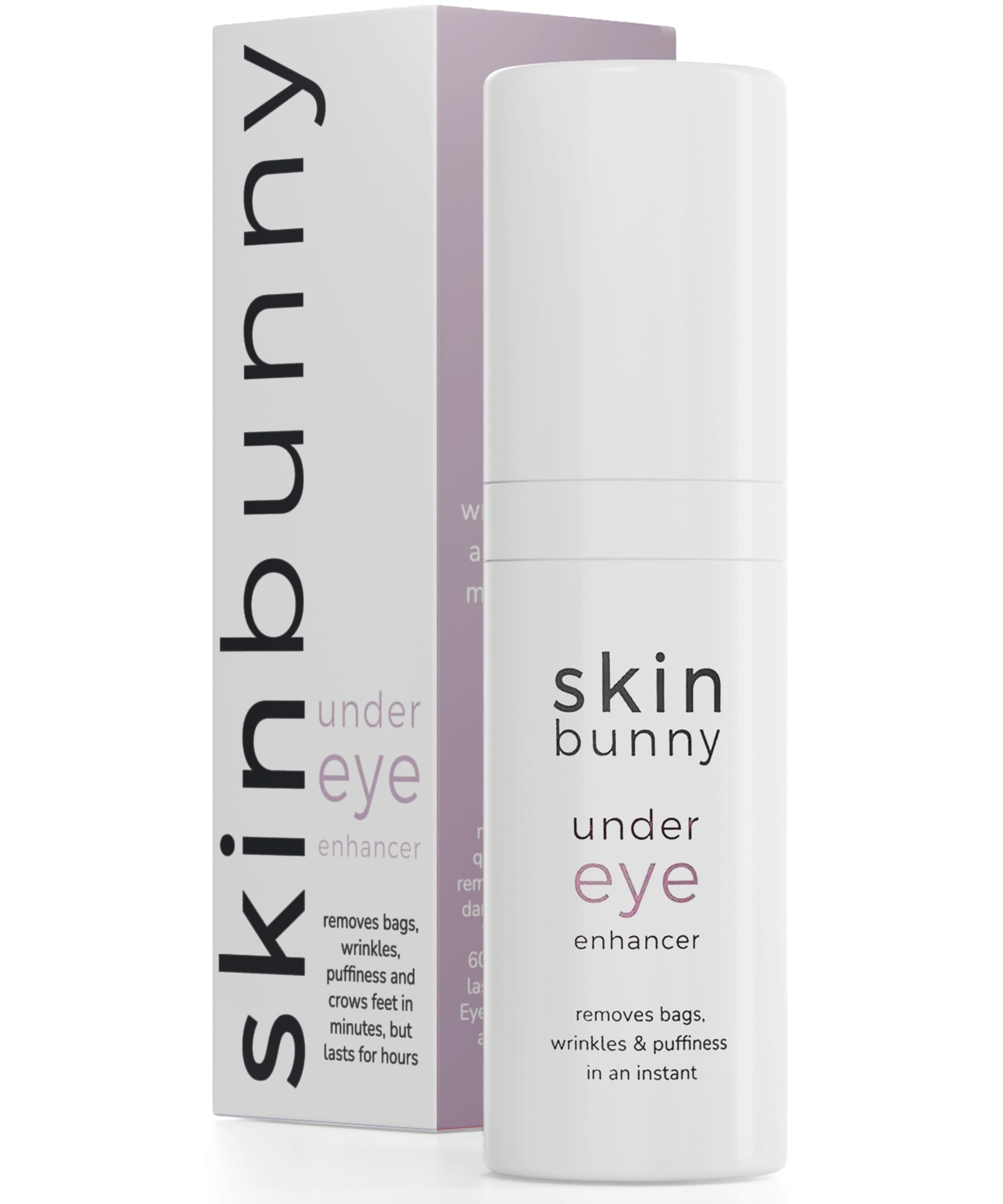 Skinbunny Under Eye Enhancer – Clinically Proven Eye Bags Remover Men + Women – Anti Aging Eye Serum for Wrinkles and Puffiness - Made in UK Seen on TV - 100 Applications