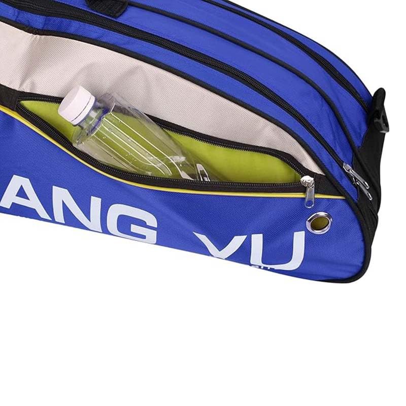Sac De Raquette Badminton/Tennis 3-6 Raquettes – Grand Modèle Étanche, Bandoulière + Poignée, Poches Chaussures & Vêtements, ITODAUK