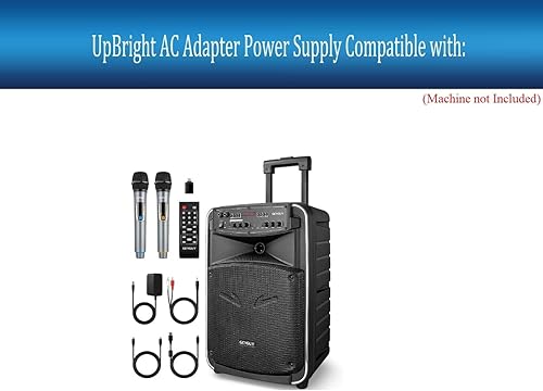 Miniatura 3 de UpBright Adaptador de 13.5 V CACC compatible con GEYGUY GTSK10-3 GTSK12-2 GPSK-4 11.1V 2500mAh batería de iones de litio Bluetooth PA altavoz