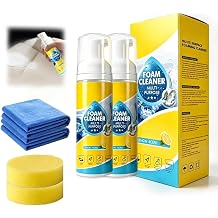 4-in-1 Multi-Enzyme Foam Spray Cleaner, 2026 New Car Interior Cleaner, Portable Upholstery Cleaner for Kitchen, Durable Sofa Cleaner for Home, Suitable for Living Room, Ideal for Drivers 3