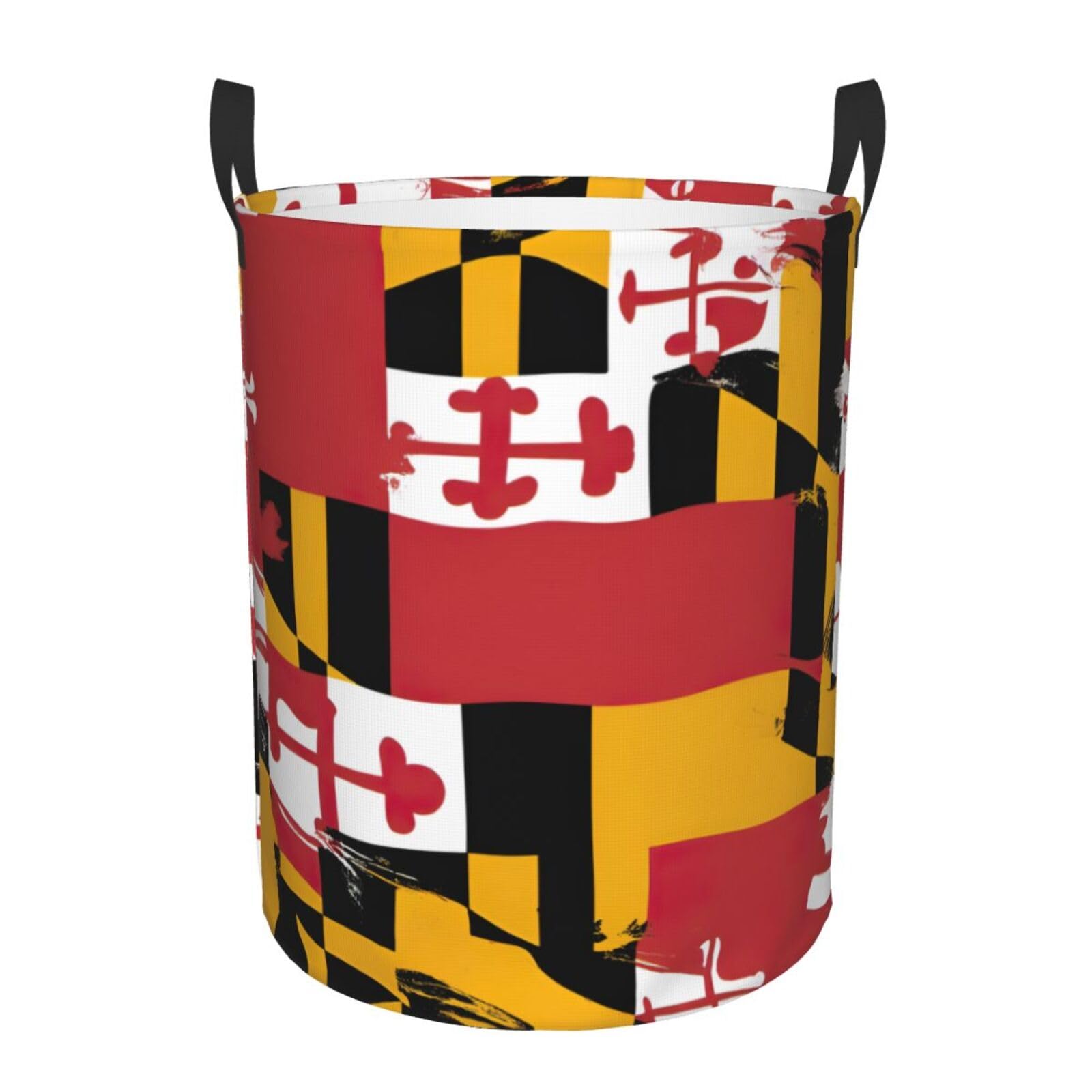 Panier à linge haut drapeau du Maryland pour ranger le linge et les couvertures de chambre
