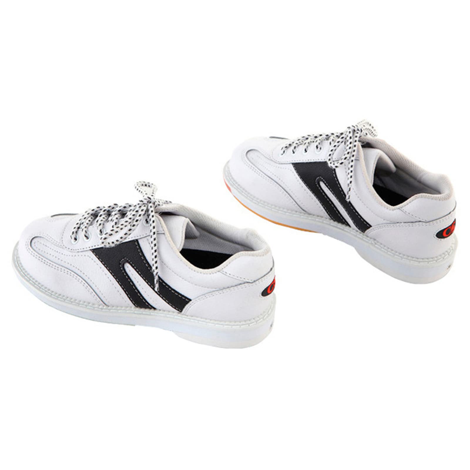 Bowlingschuhe Für Damen Sportlich Leicht Gepuffertes Leder Schnürung Mode