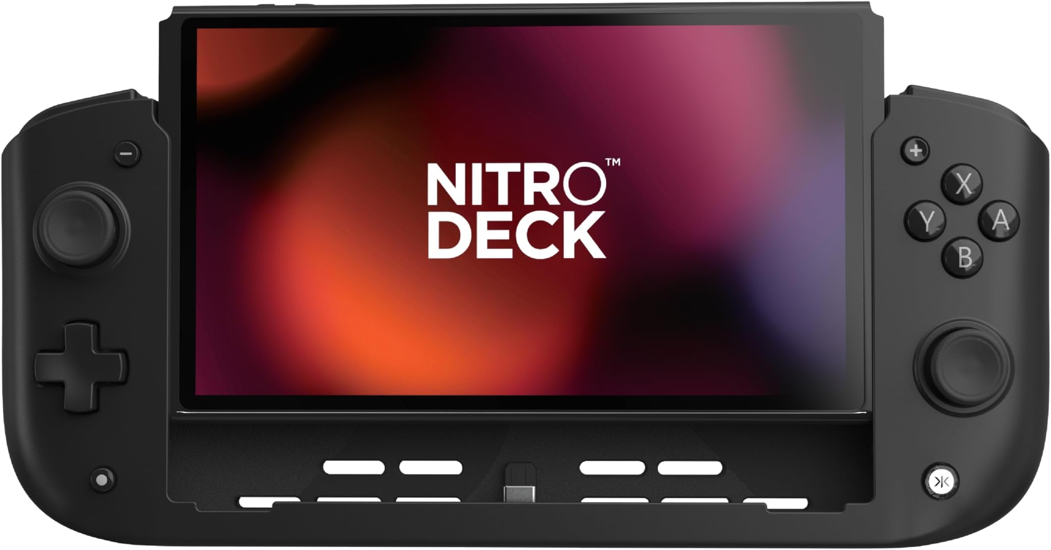 CRKD Nitro Deck - Professional Handheld Deck with Zero Stick Drift for Nintendo Switch and Switch OLED (Black)