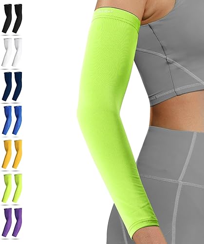 Miniatura 8 de HiRui Mangas de compresión de brazo para hombres, mujeres y jóvenes, protección UV, 20-30mmHG, soporte para tatuaje, transpirable, absorbe la humedad