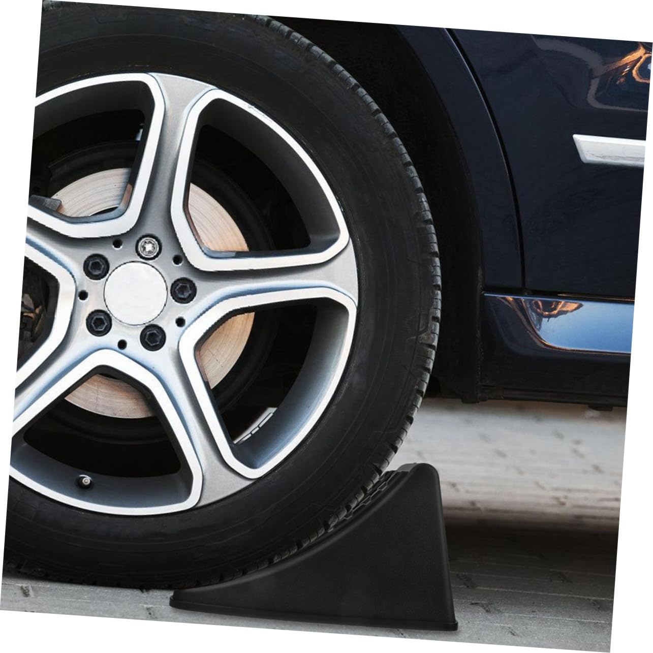 4stücke Anti-rutsch Reifenunterlegkeile Für Und LKW Robuste Sicherheitslösung Gegen Ungewollte Bewegung Für Werkstätten Und Outdoor-aktivitäten