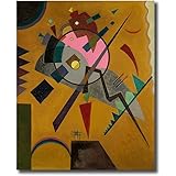 ワシリー・カンディンスキーは抽象的なキャンバスウォールアートをプリントしますワシリーカンディンスキーポスターリビングルームの家の装飾写真50x70cmフレームなしの有名な絵画